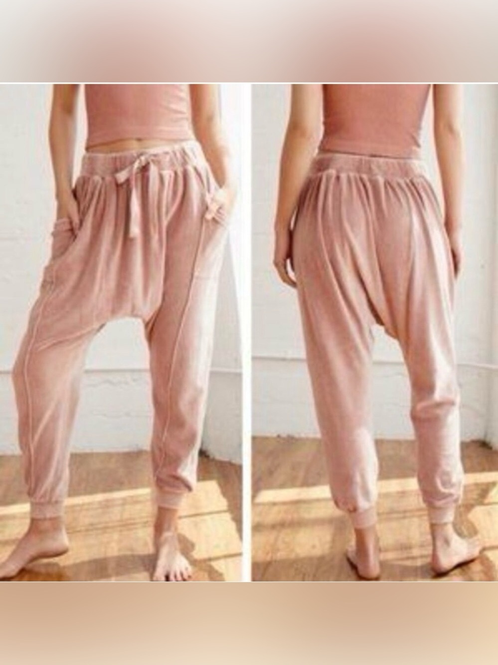 FREE PEOPLE Movement In The Slick Of It Harem Pants Women’s - Size Large